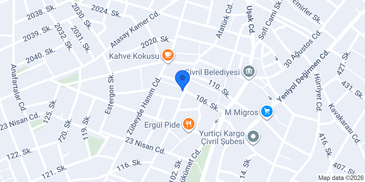 Electrolux Aeg Yetkili Servisi konumu