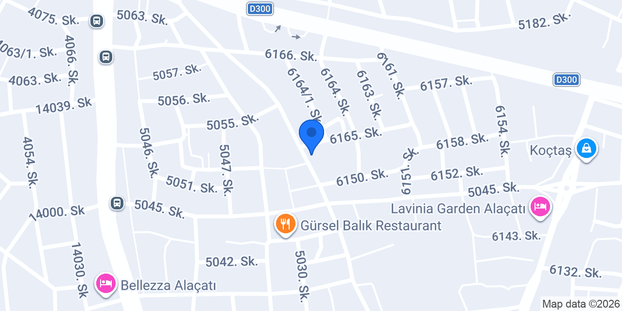 Saatli Market konumu