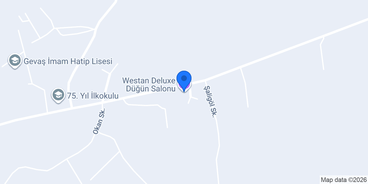 Westan Deluxe Düğün Salonu konumu