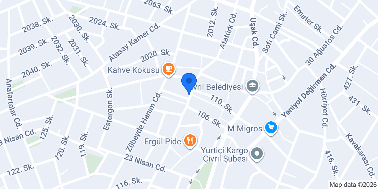 Milklaç - Denizli Çivril konumu