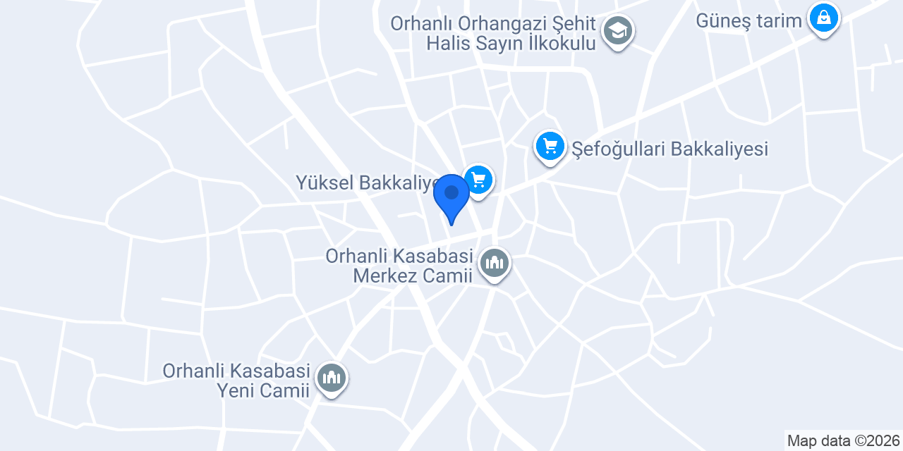 Orhanlı Sağlık Ocağı konumu