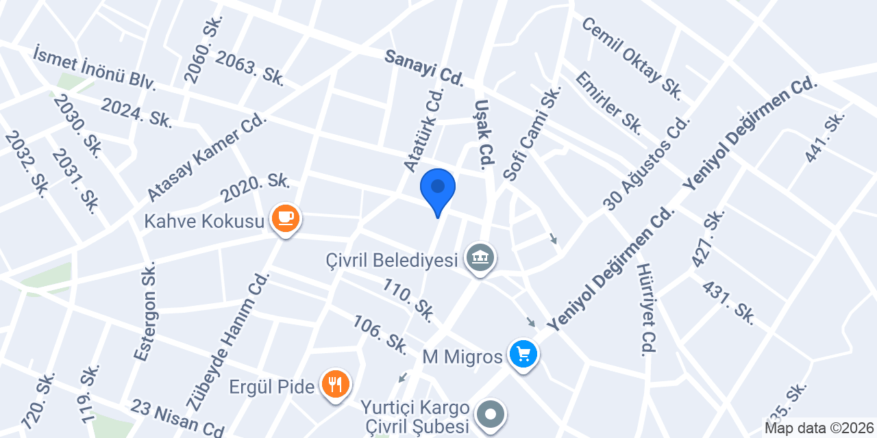 Girgin Elektrik konumu