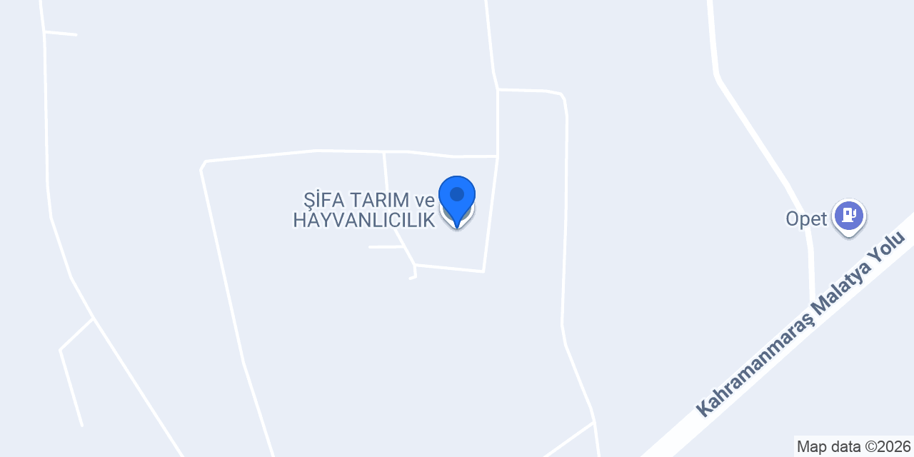 ŞİFA TARIM ve HAYVANLICILIK konumu