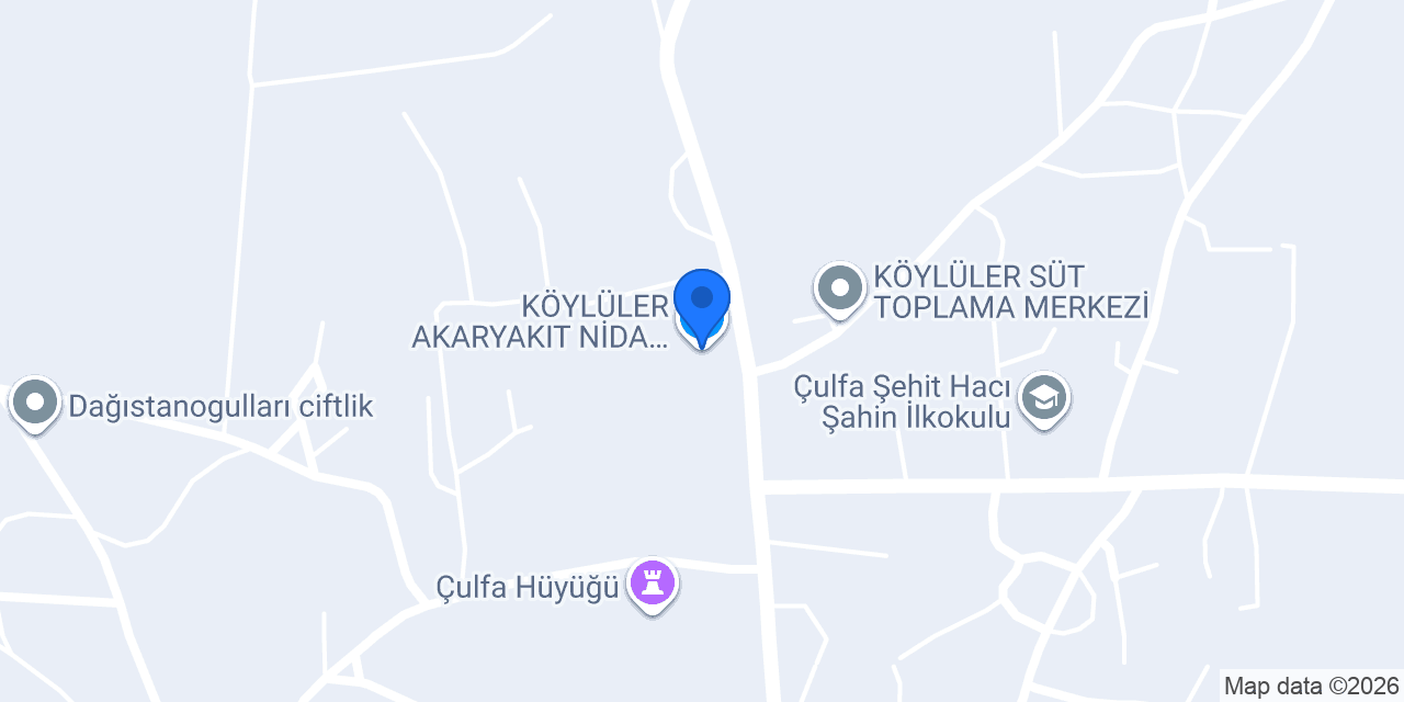 KÖYLÜLER AKARYAKIT NİDA YEM konumu