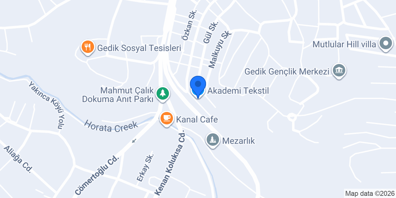 Akademi Tekstil konumu
