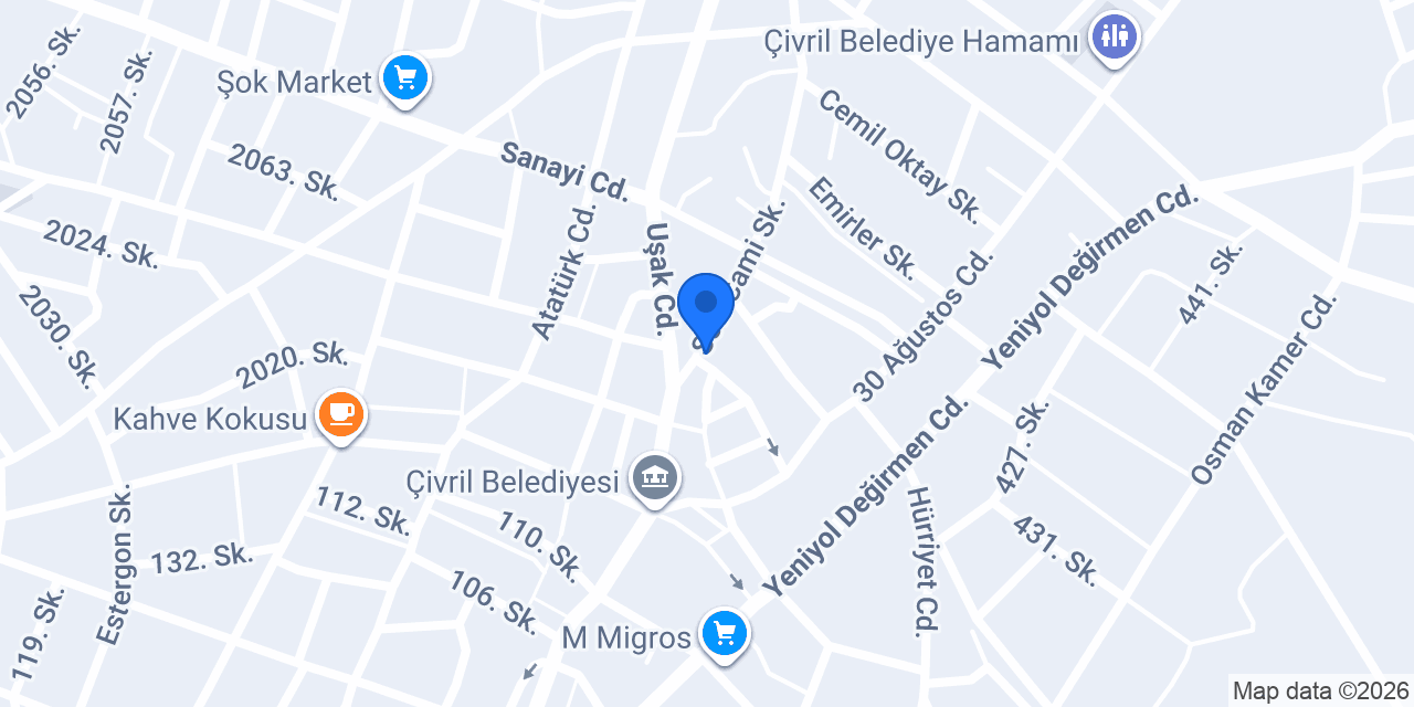 ERTUR TARIM ZİRAİ İLAÇ BAYİ konumu