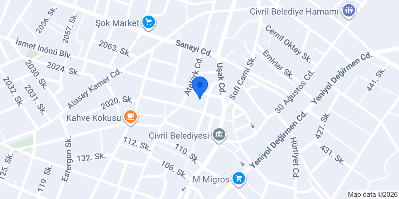 Levent Börek Çivril konumu