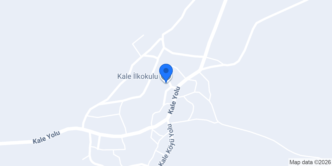 Kale İlkokulu konumu