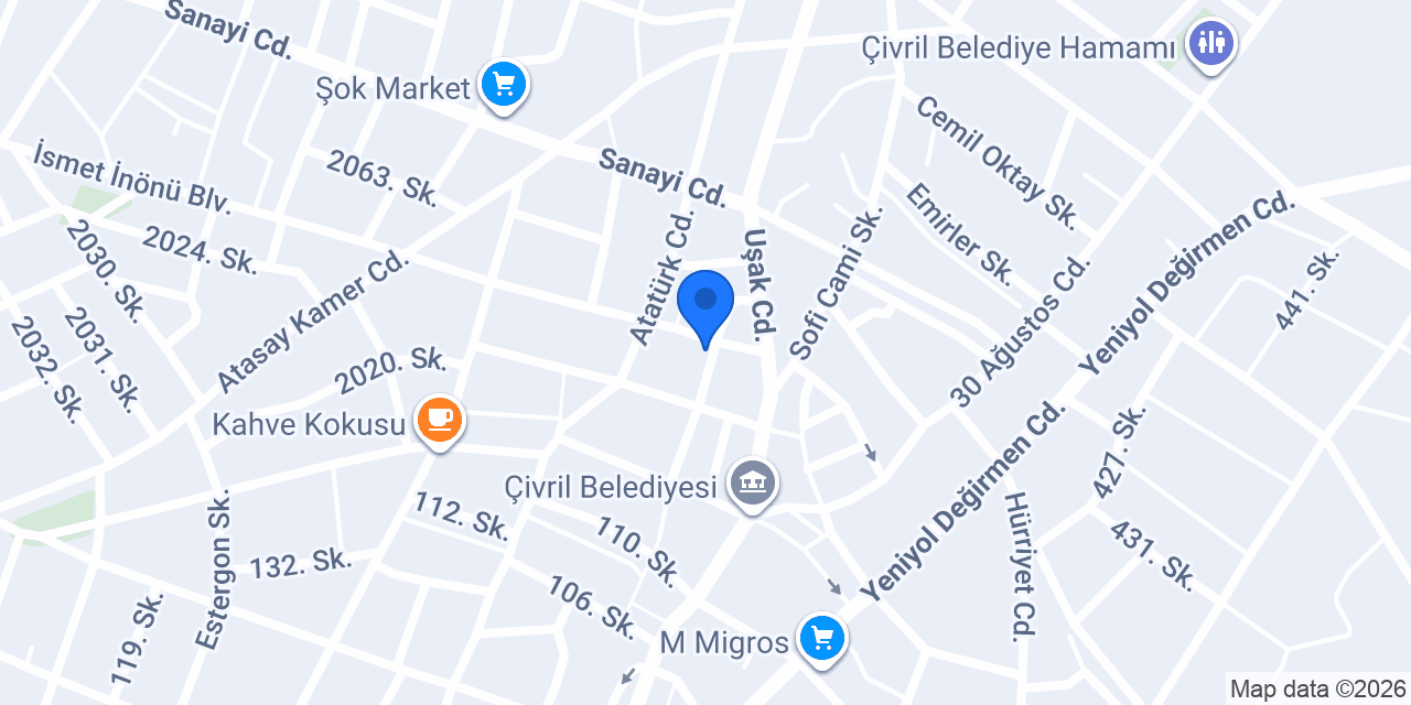 Altınkaya Sigorta Acenteliği konumu