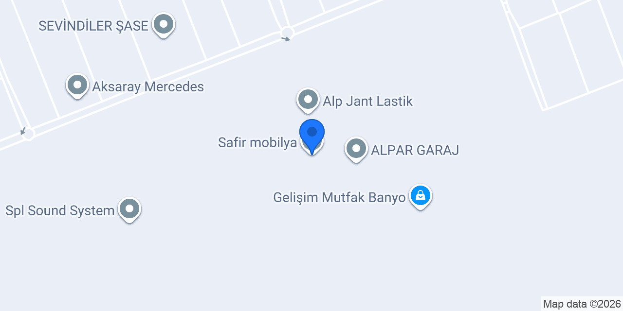Safir mobilya konumu