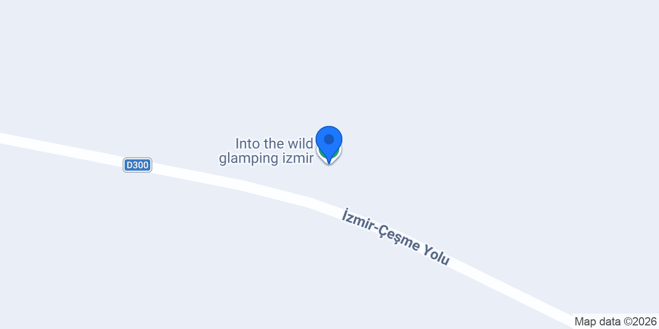 Into the wild glamping izmir konumu
