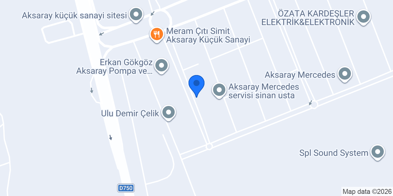 DUMAN MOTORLU ARAÇLAR AĞIR VASITA YEDEK PARÇA VE MUTLU AKÜ BAYİLİĞİ MUSTAFA DUMAN AKSARAY konumu