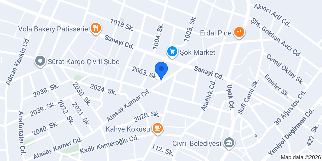 Amaç Ticaret konumu