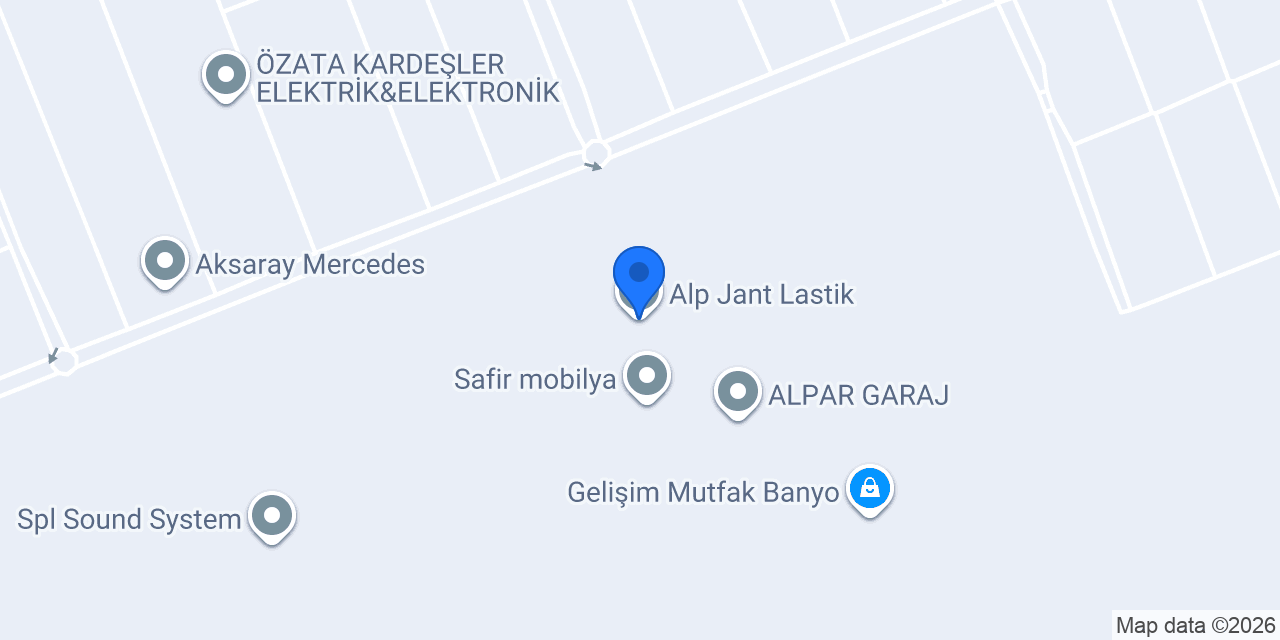 Alp Jant Lastik konumu