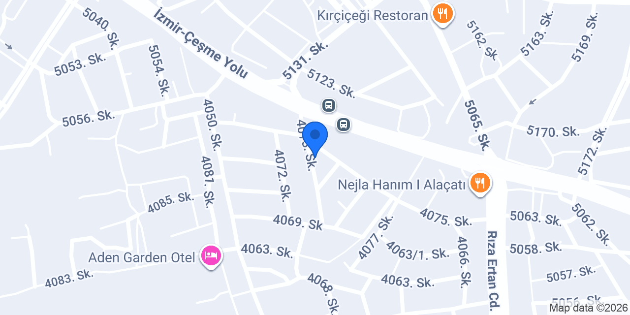 Aras Kargo Alaçatı Şubesi konumu