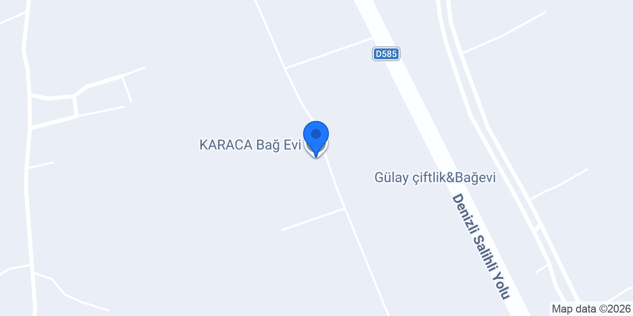 KARACA Bağ Evi konumu