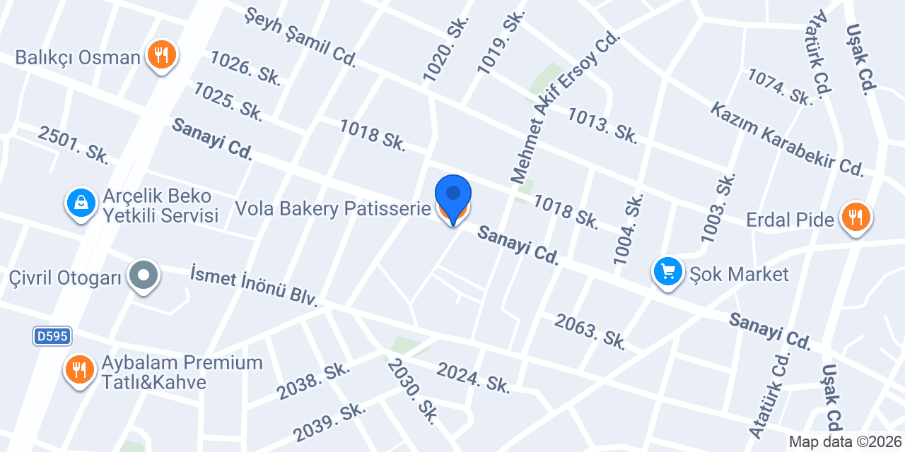 Vola Bakery Patisserie konumu