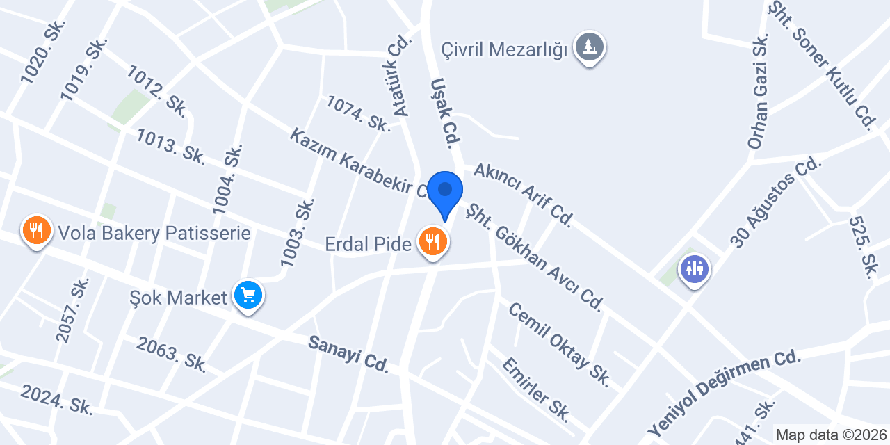 AZRA Yapı Cam & Balkon Çivril Merkez konumu