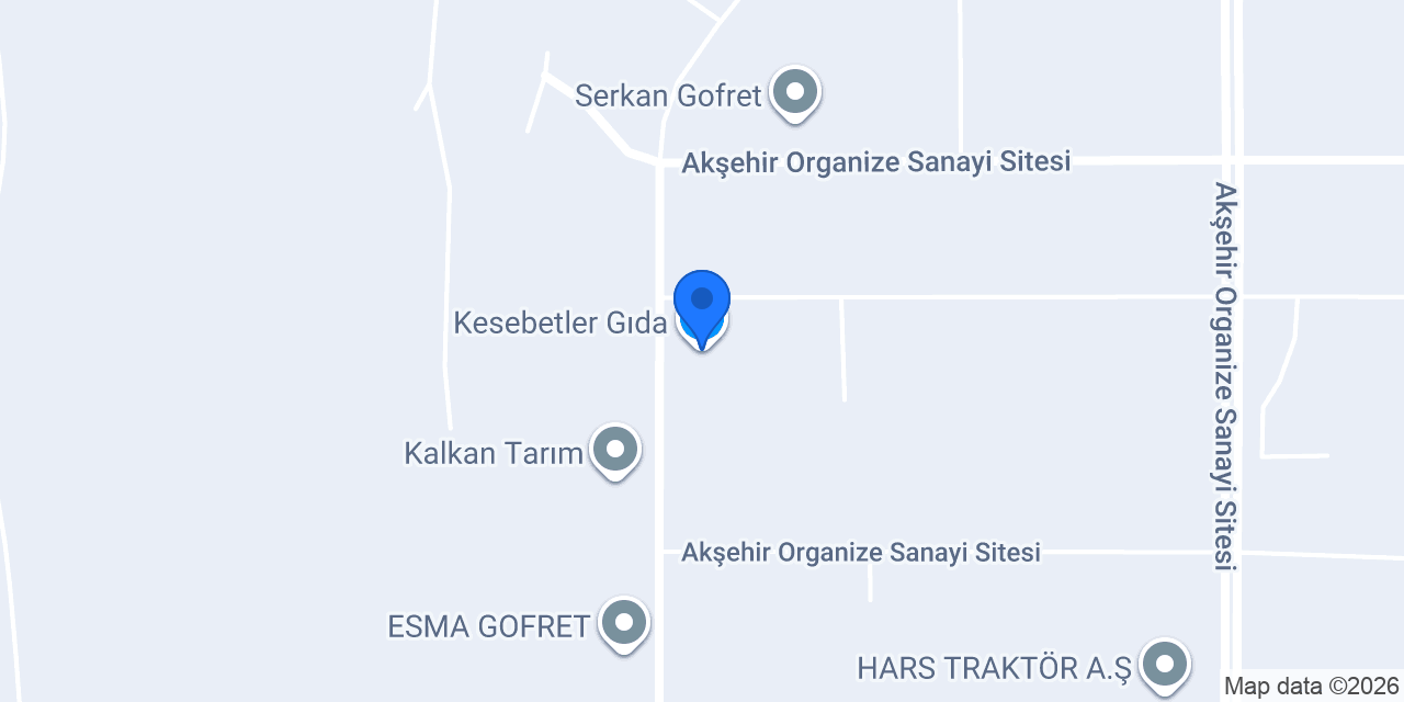 Kesebetler Gıda konumu