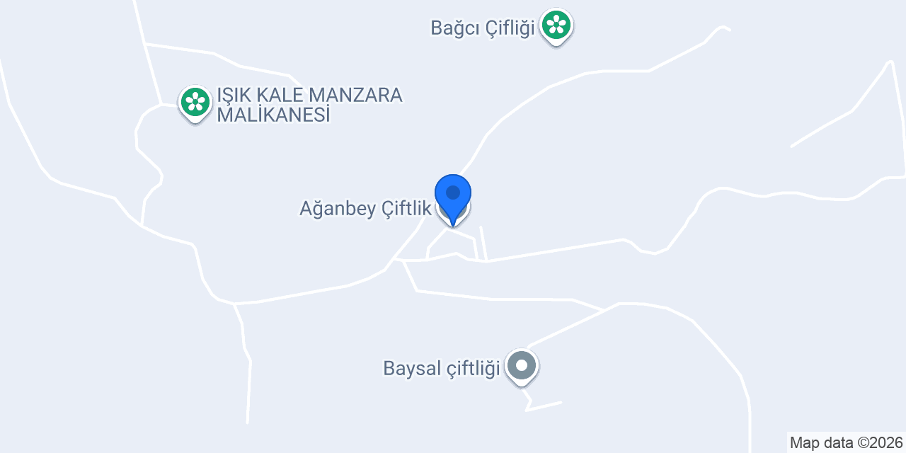 Ağanbey Çiftlik konumu