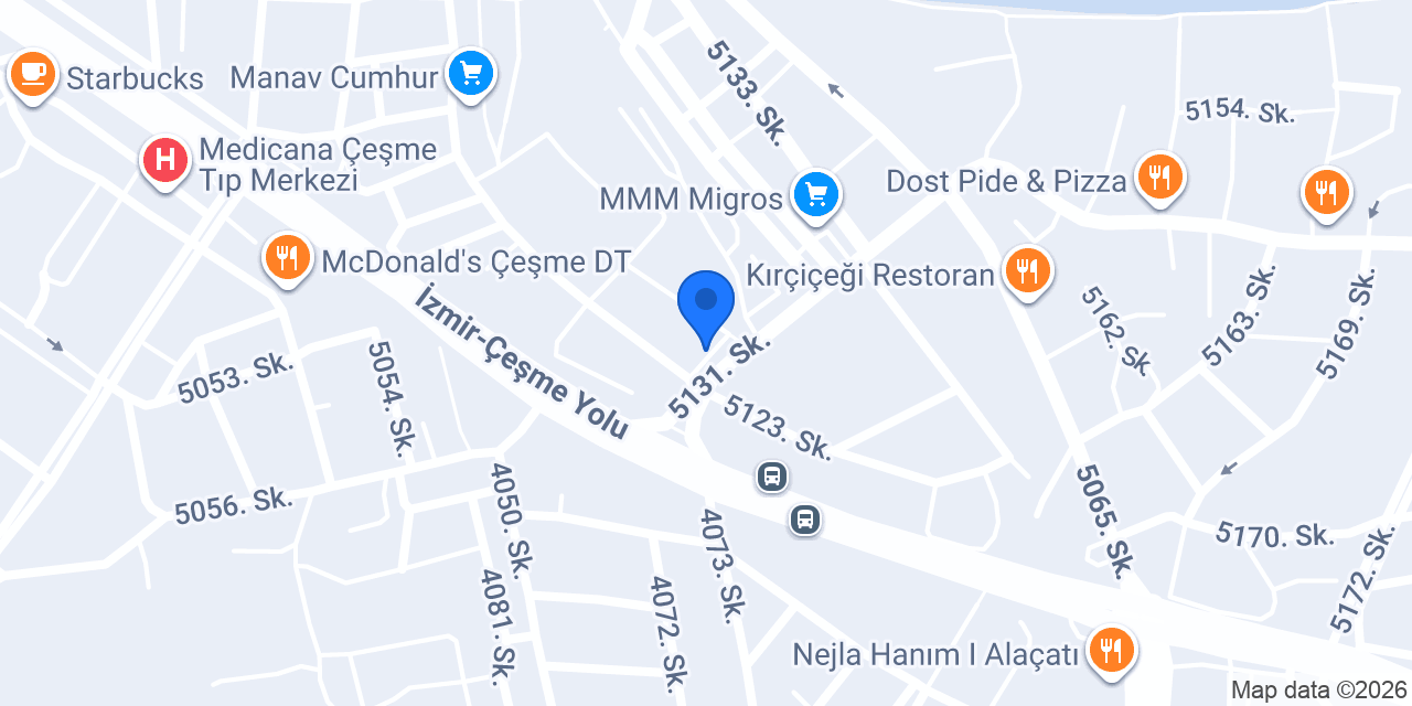 Orhan Rent A Car konumu