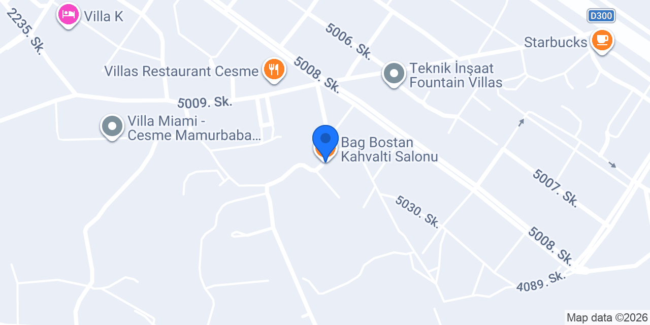 Bag Bostan Kahvalti Salonu konumu