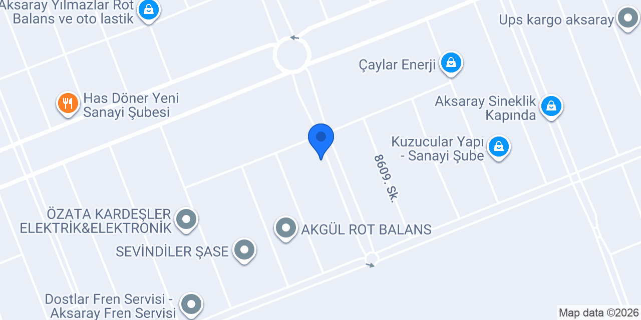 Billurlar orman yeni sanayi konumu