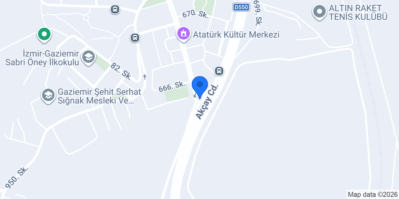 MRT Tekel Market Servisi konumu
