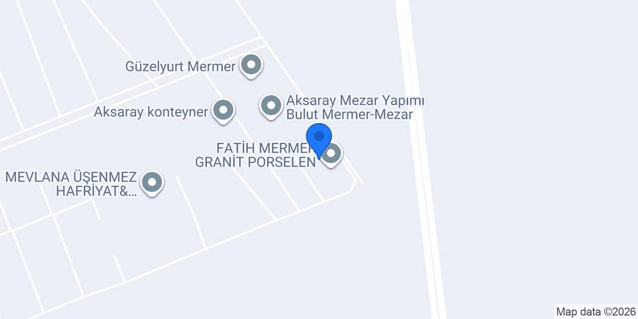 Yeni Anadolu Mermer konumu