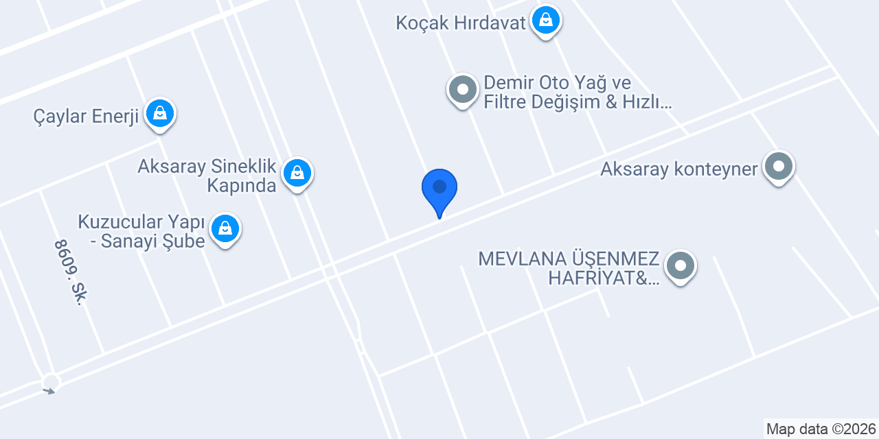 Aksaray Odak Mobilya Mutfak Banyo konumu