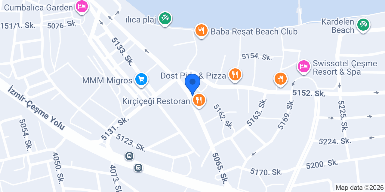 Lezzet Döner Çeşme konumu