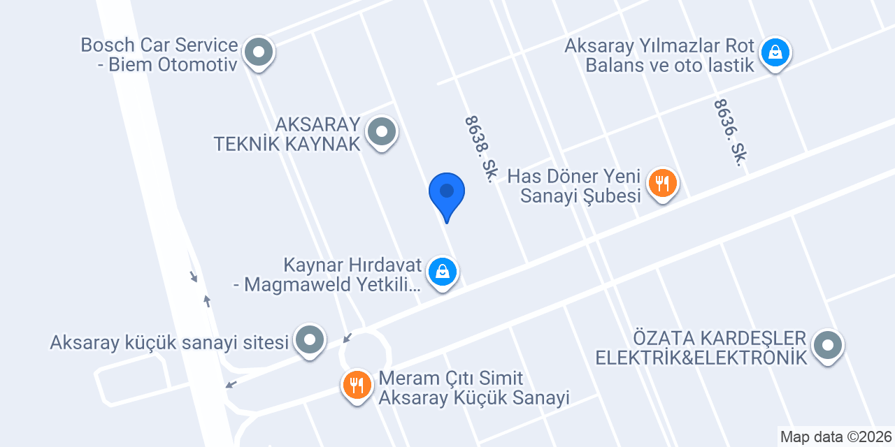 ANDIÇ BEY YEDEK PARÇA konumu