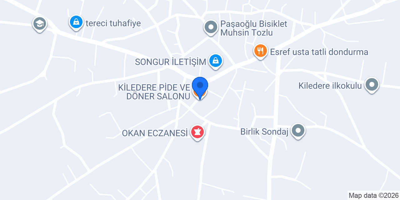 KİLEDERE PİDE VE DÖNER SALONU konumu