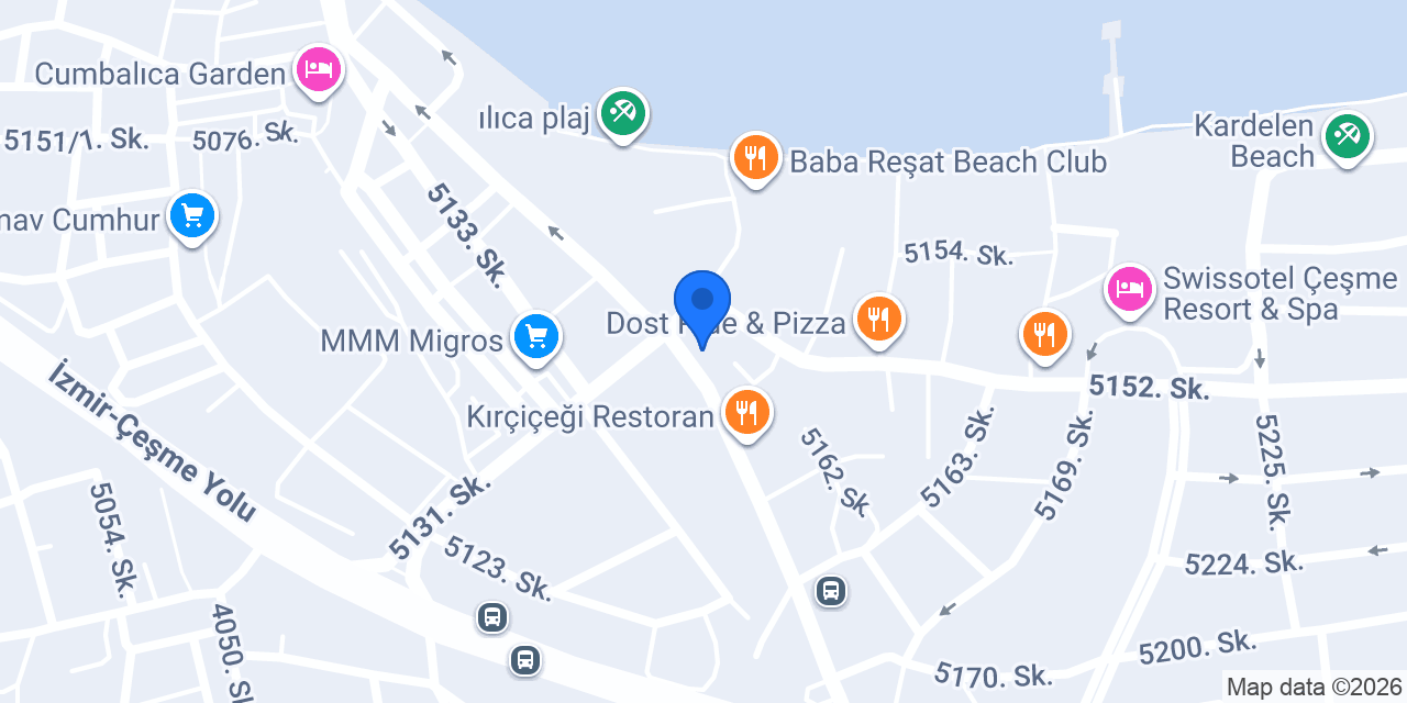 Çeşme Reyhan Çiçekçilik konumu