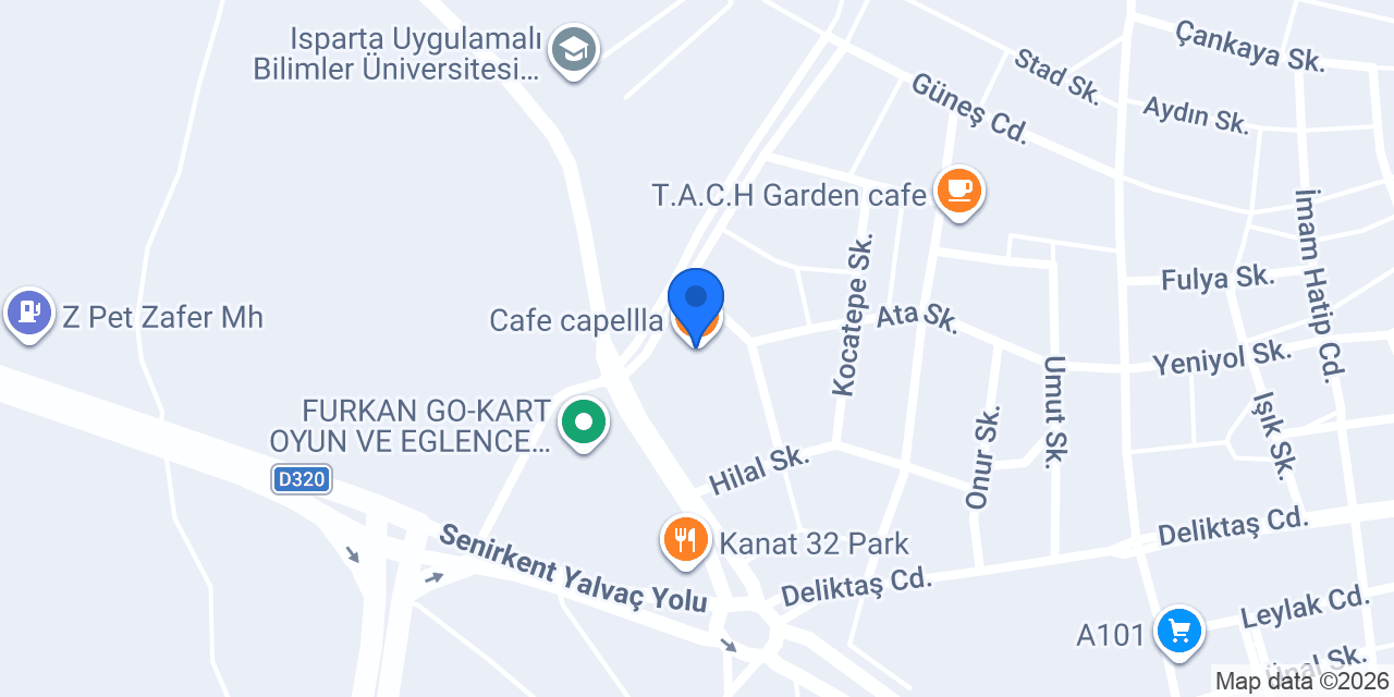 Cafe capellla konumu