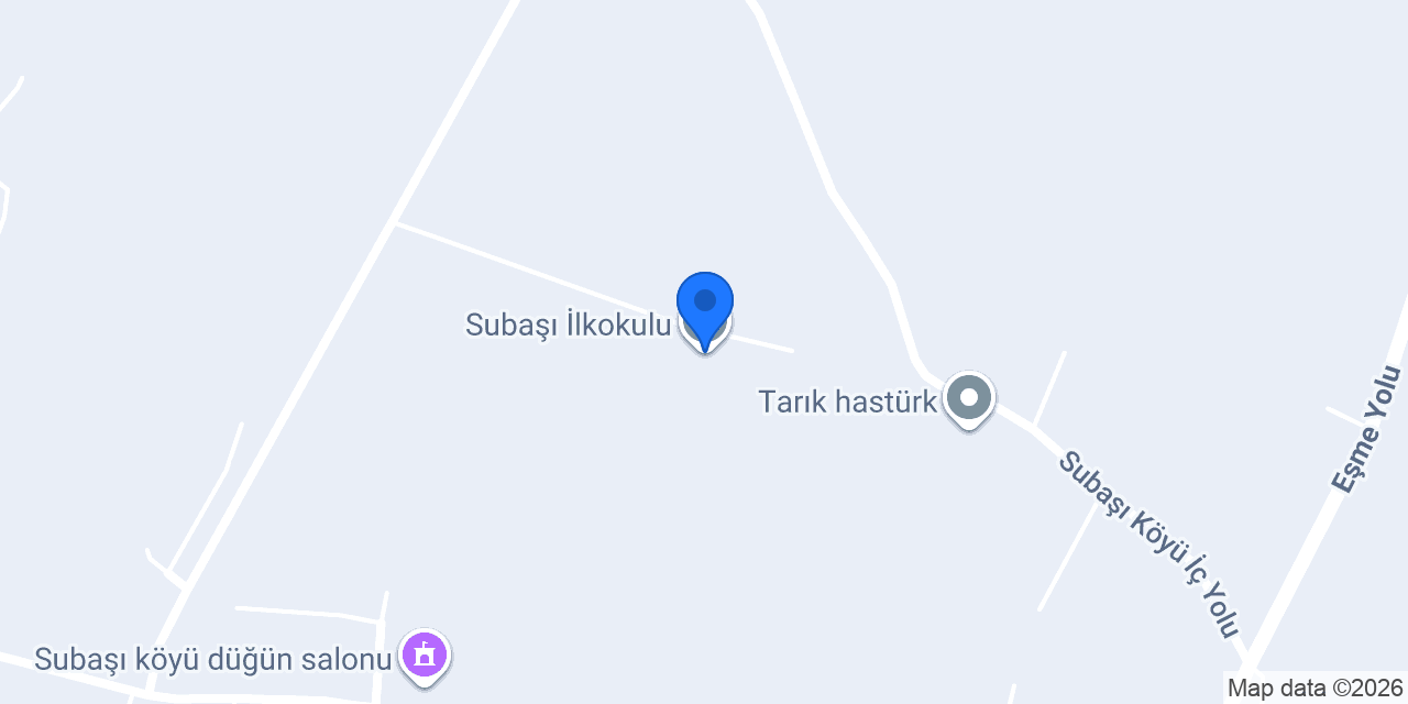 Subaşı İlkokulu konumu