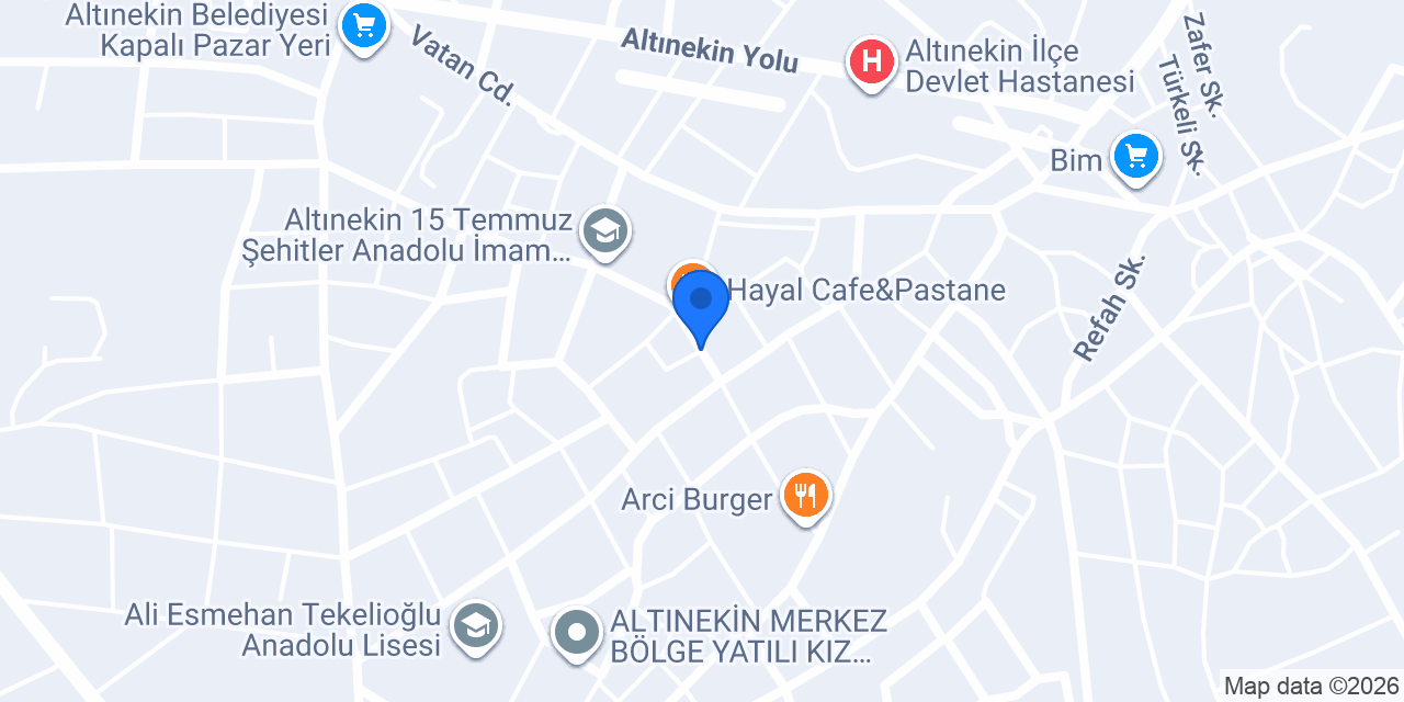 Hastane Sk konumu