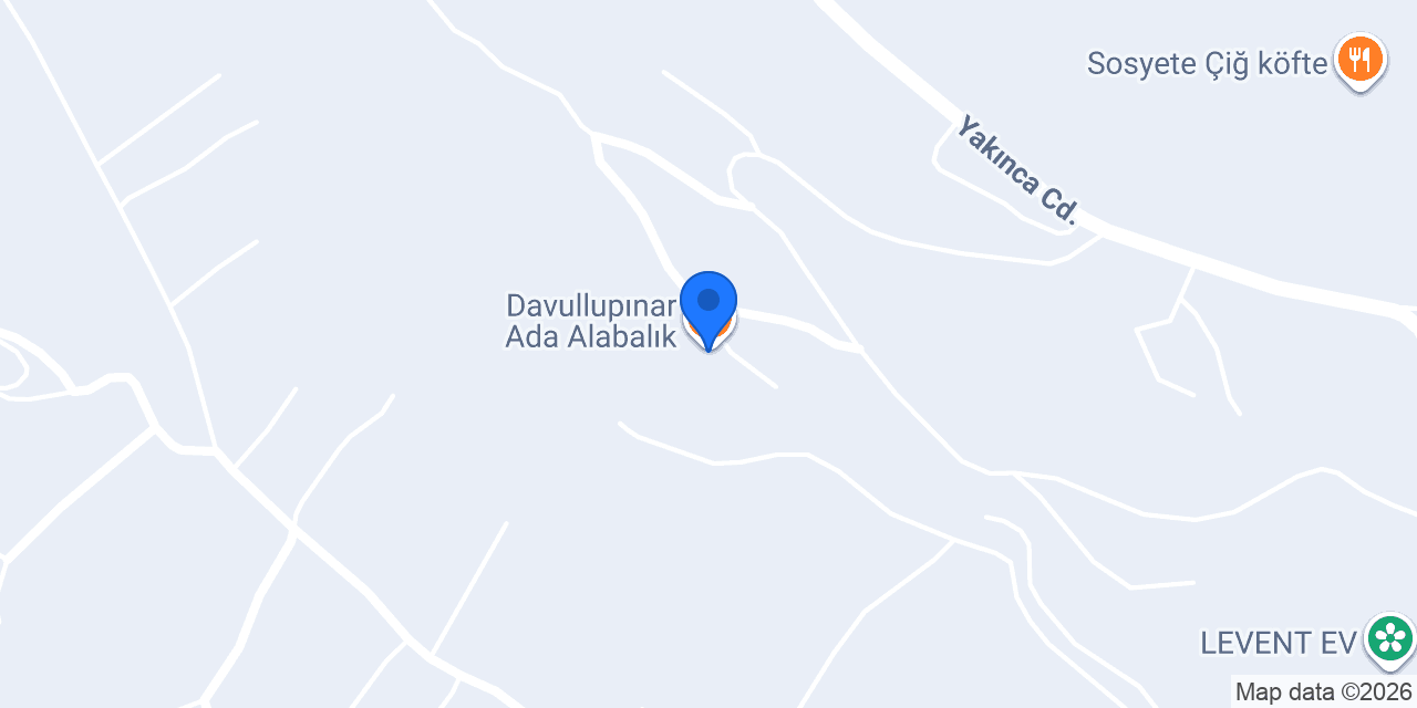 Davullupınar Ada Alabalık konumu