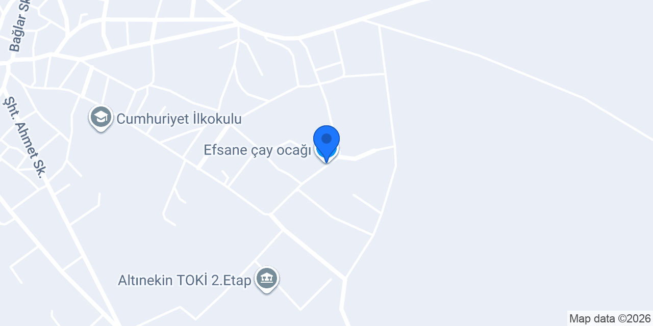 Efsane çay ocağı konumu