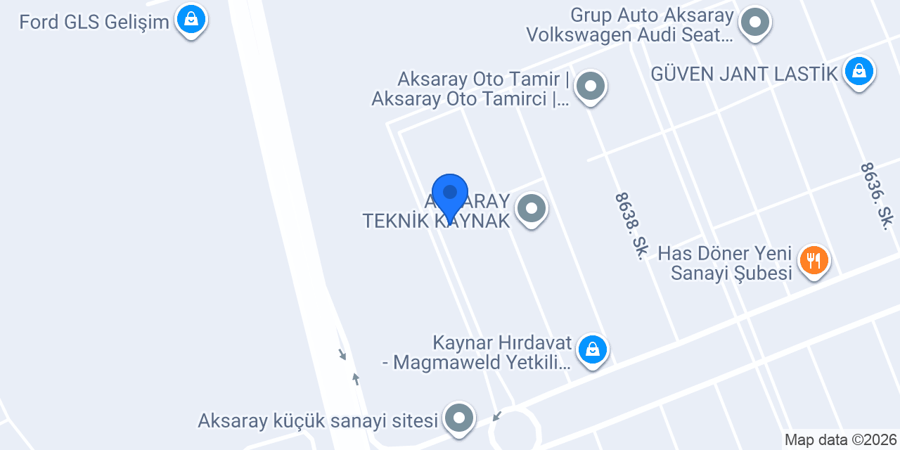 Aksaray Akçay Kardeşler HYUNDAI KİA MİTSUBİSHİ ISUZU NİSSAN TOYATA Tamir Servis ve Yedek Parça konumu