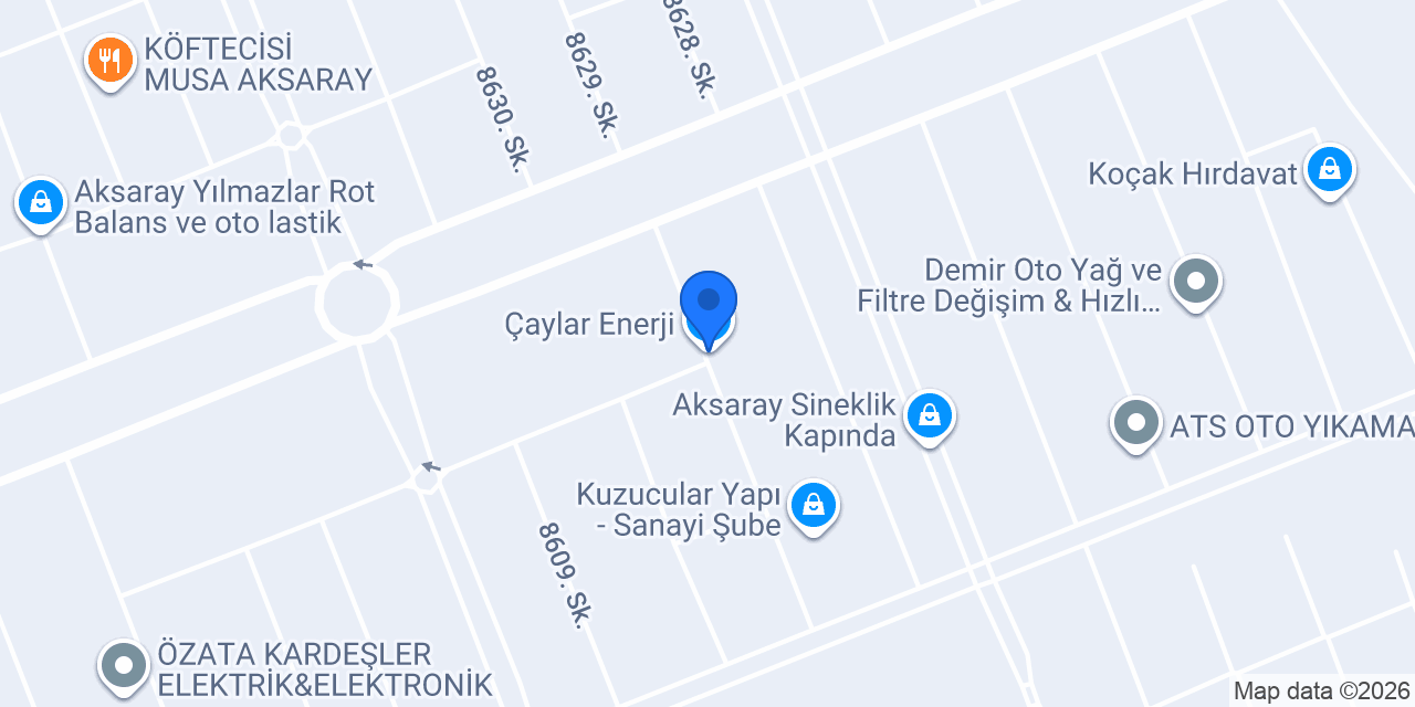 Çaylar Enerji konumu