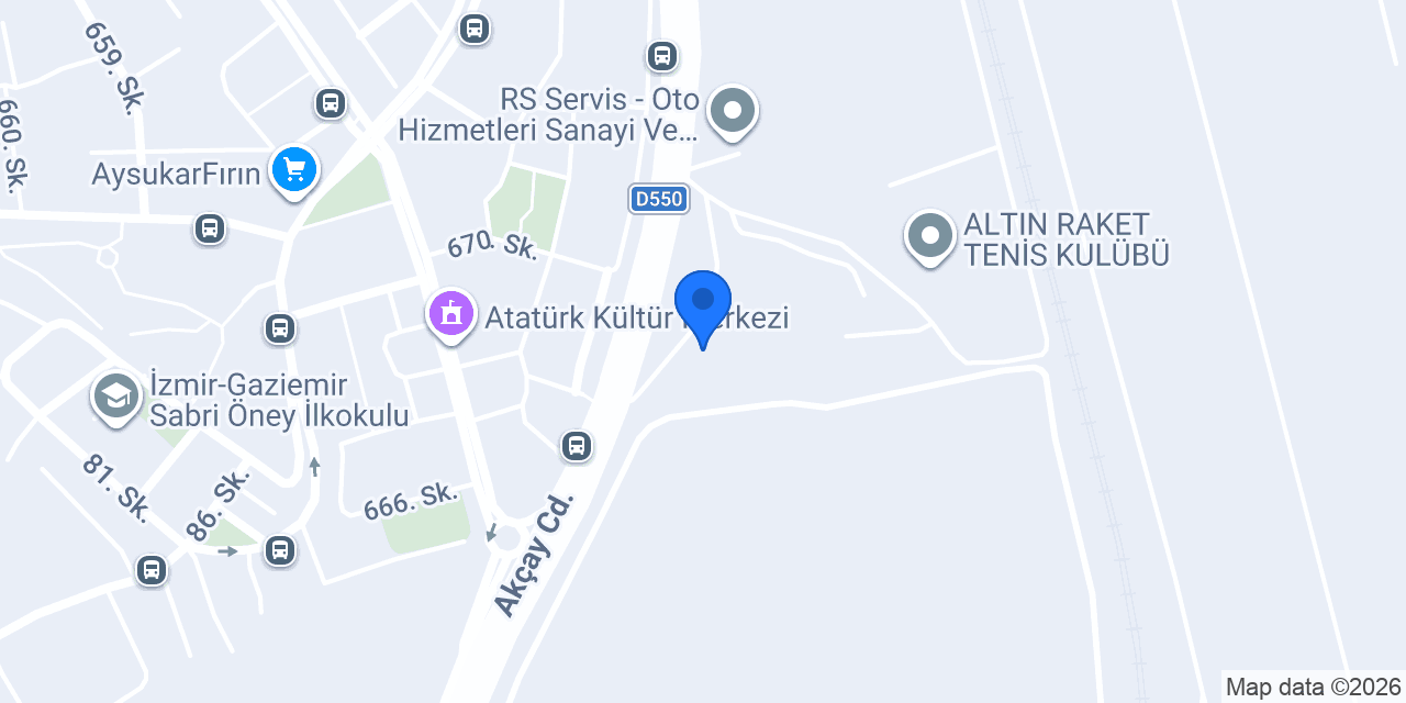 MEF International Schools Izmir konumu