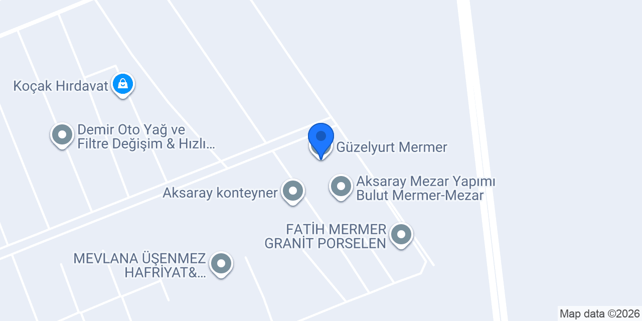 Güzelyurt Mermer konumu