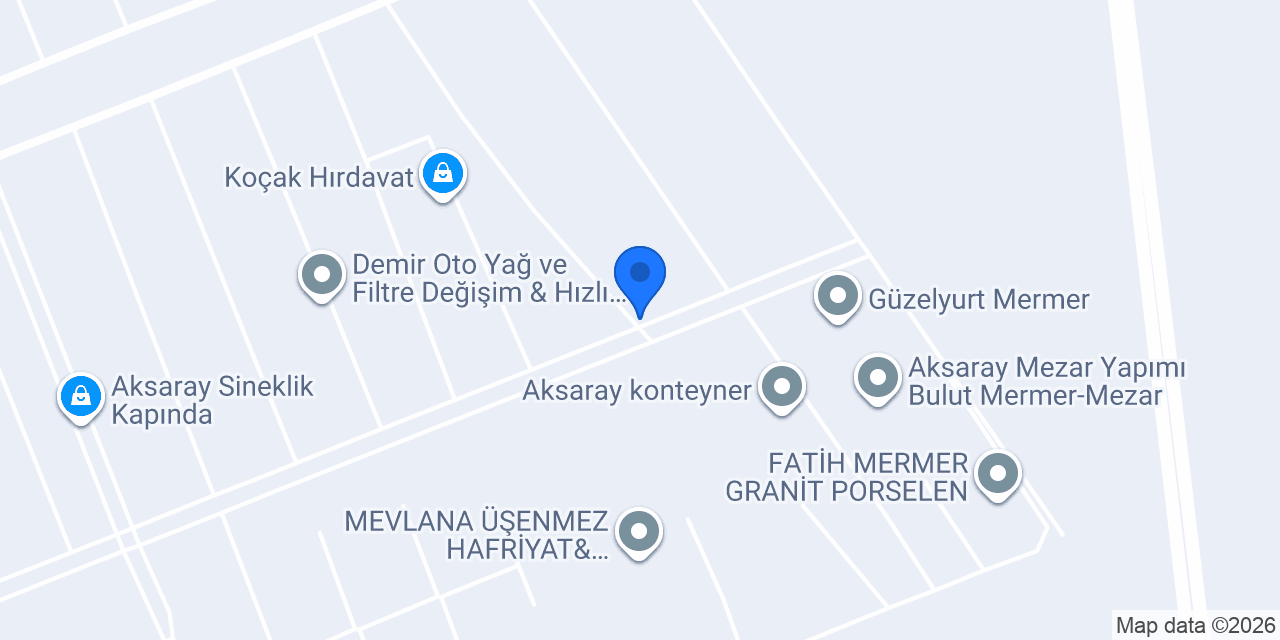 Aksaray Çizgi Mühendislik konumu