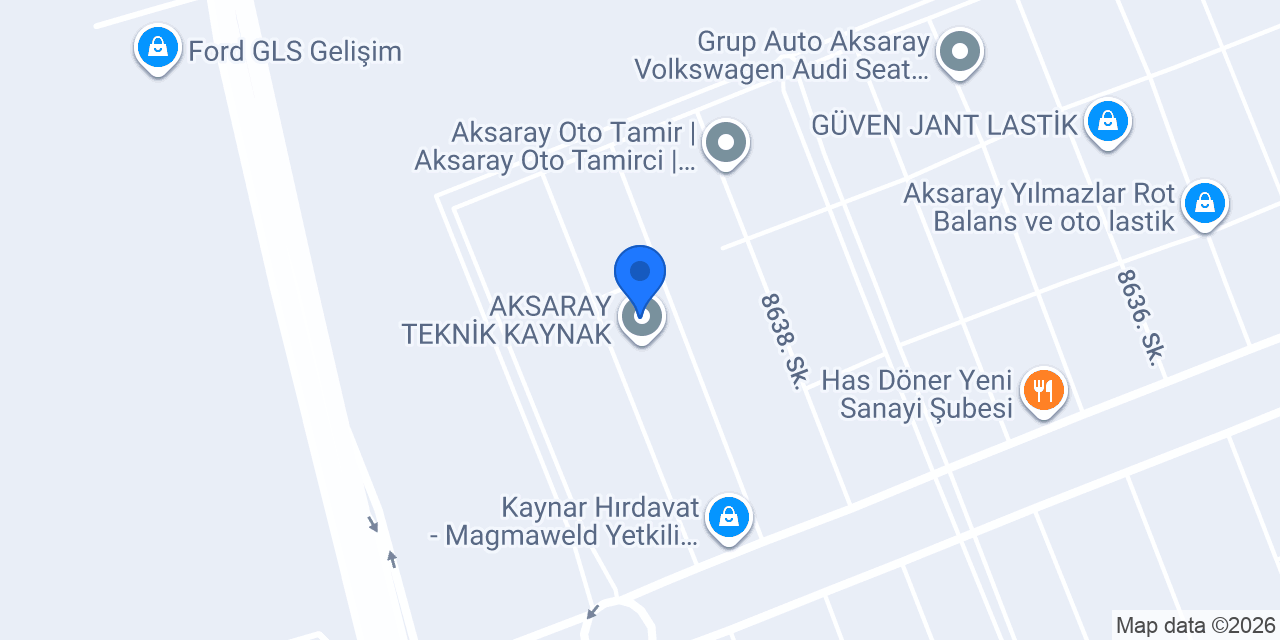 Samet Oto Yedek parça konumu