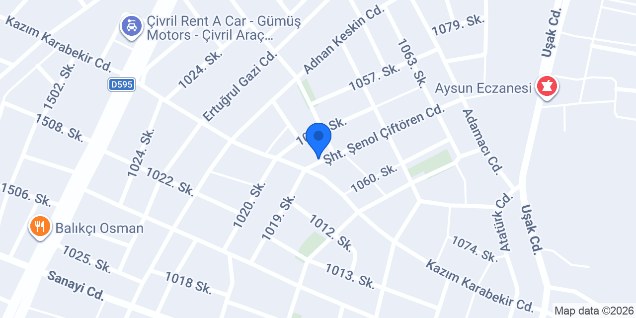 Çivril 1 No.lu Asm konumu