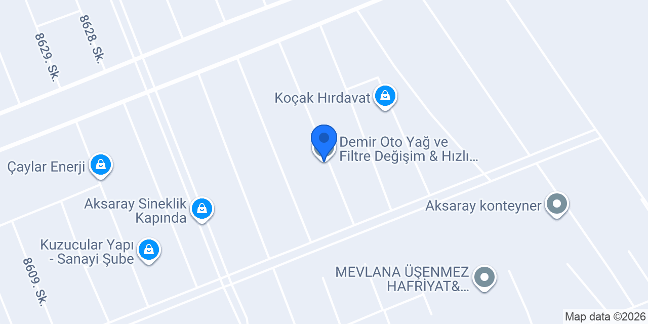 Demir Oto Yağ ve Filtre Değişim & Hızlı Bakım Servisi konumu