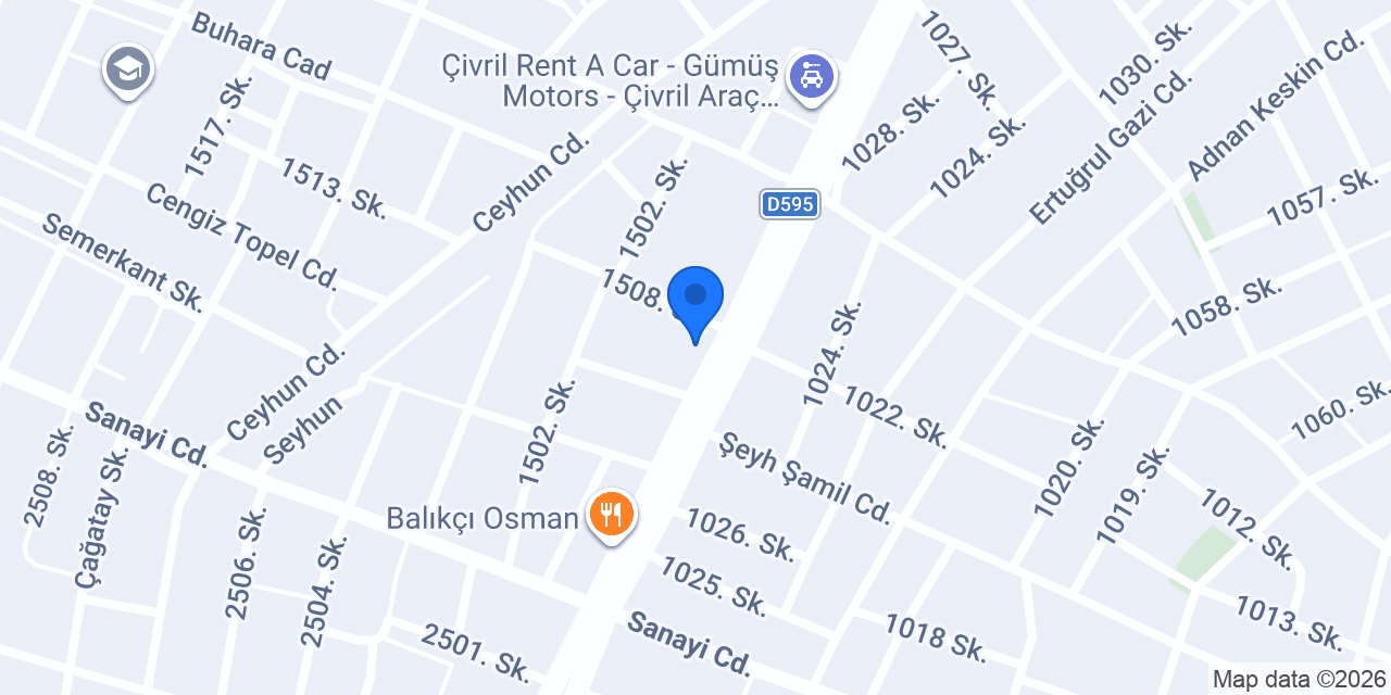 Akhan Tarım Otomotiv konumu