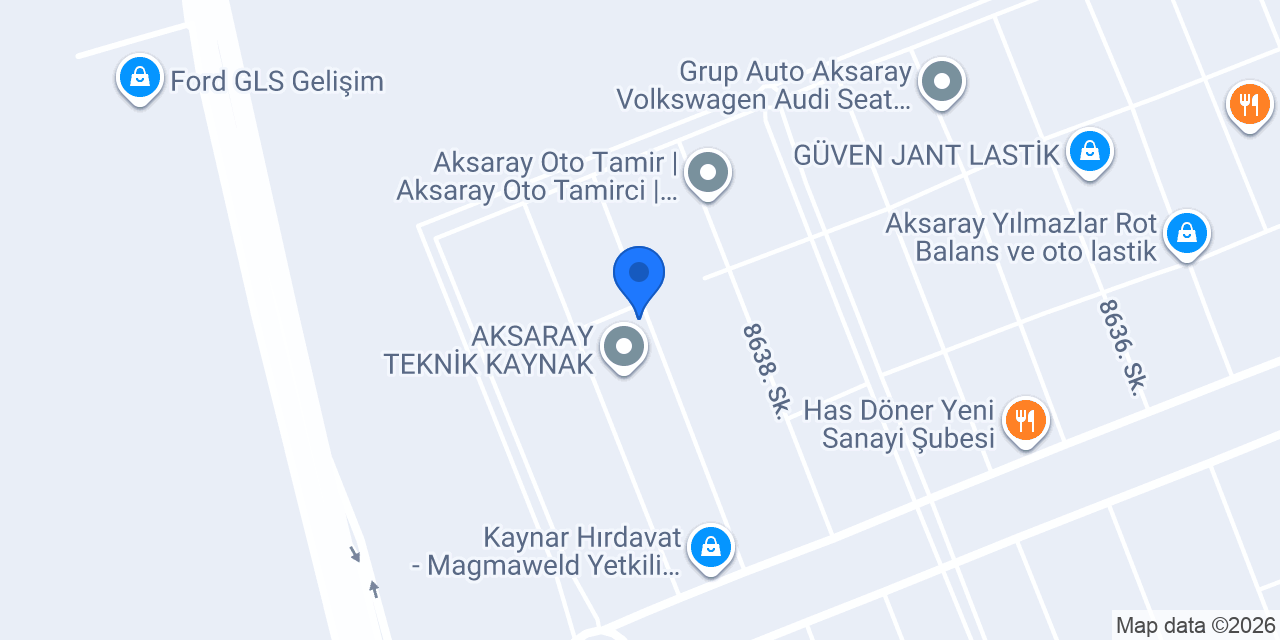 Kervan Oto Anahtar konumu