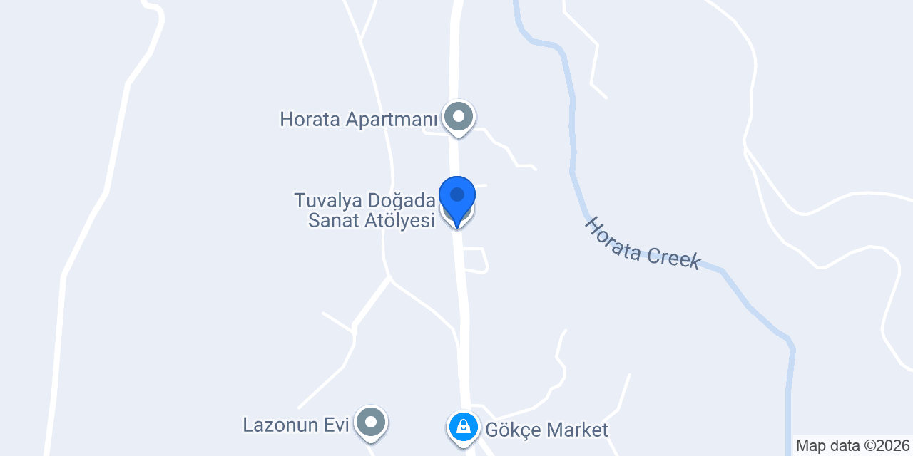 Tuvalya Doğada Sanat Atölyesi konumu